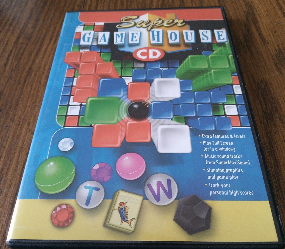 Super Game House CD For Windows PC (2003 Gamehouse Inc.)